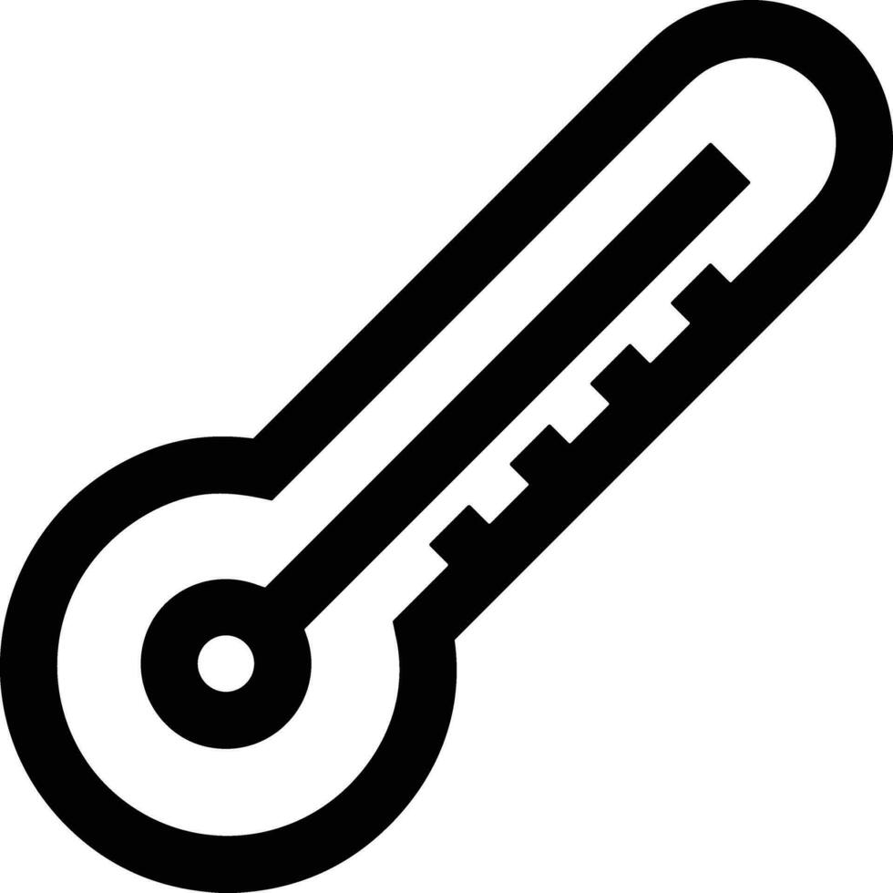 Thermometer Medizin Symbol Symbol Bild Vektor. Illustration von das Temperatur kalt und heiß messen Werkzeug Design Bild.eps 10 vektor