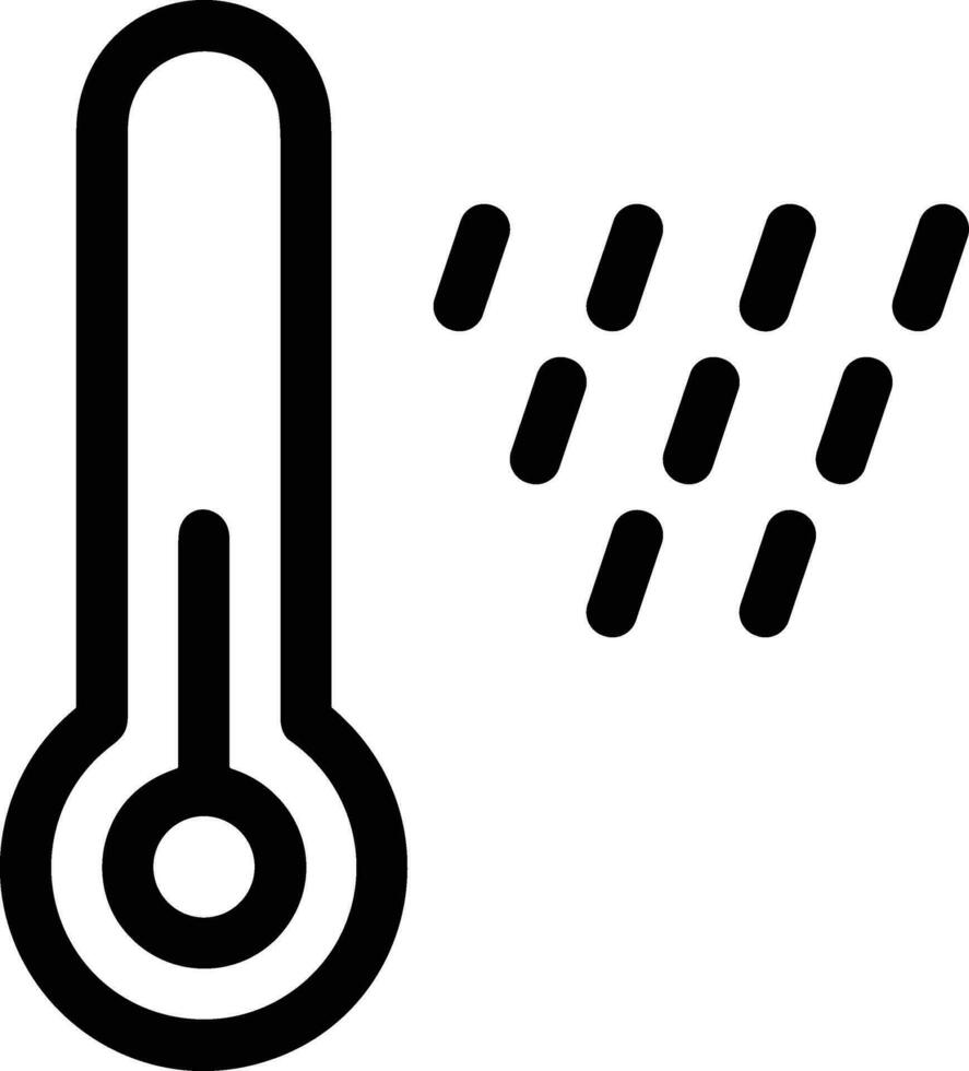 Thermometer Medizin Symbol Symbol Bild Vektor. Illustration von das Temperatur kalt und heiß messen Werkzeug Design Bild.eps 10 vektor