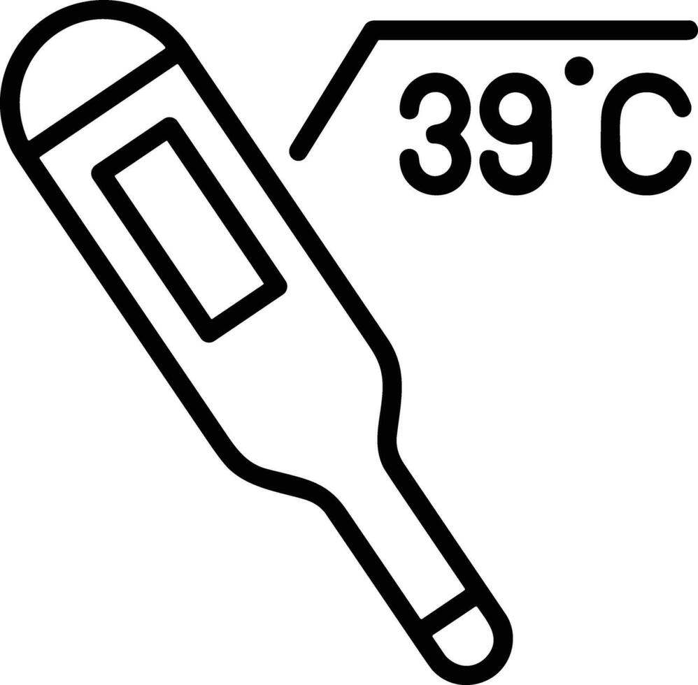 termometer medicin ikon symbol bild vektor. illustration av de temperatur kall och varm mäta verktyg design bild.eps 10 vektor