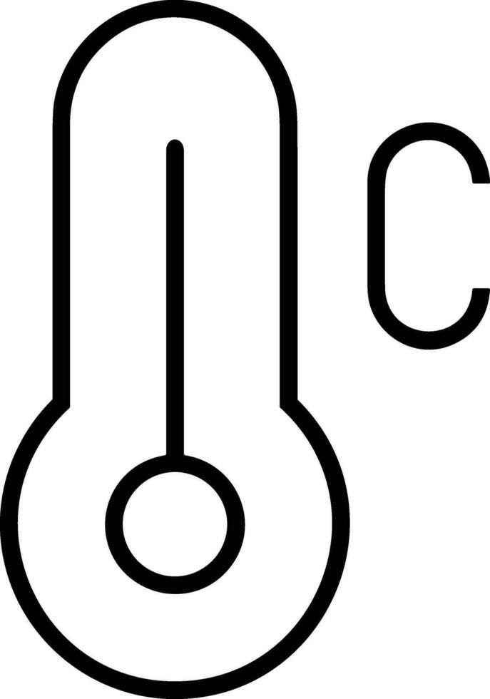 Thermometer Medizin Symbol Symbol Bild Vektor. Illustration von das Temperatur kalt und heiß messen Werkzeug Design Bild.eps 10 vektor