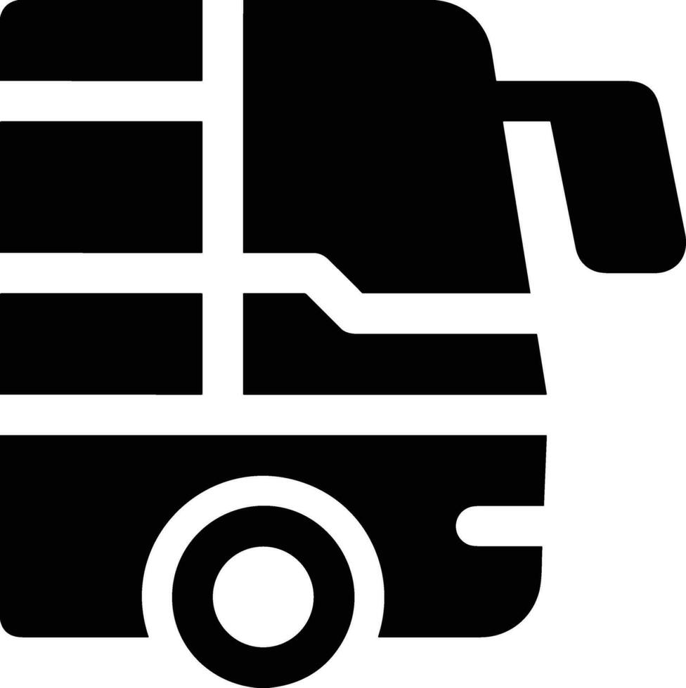 Bus Transport Symbol Symbol Vektor Bild. Illustration von das Silhouette Bus Transport Öffentlichkeit Reise Design Bild. eps 10