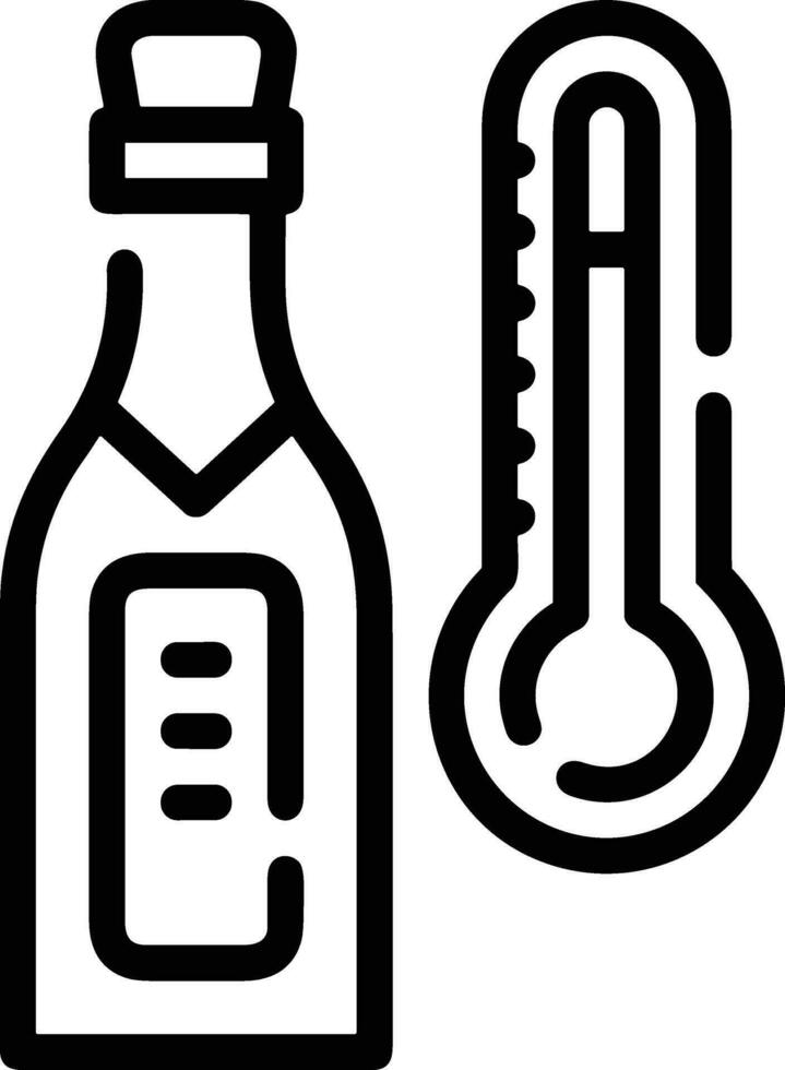 termometer medicin ikon symbol bild vektor. illustration av de temperatur kall och varm mäta verktyg design bild.eps 10 vektor