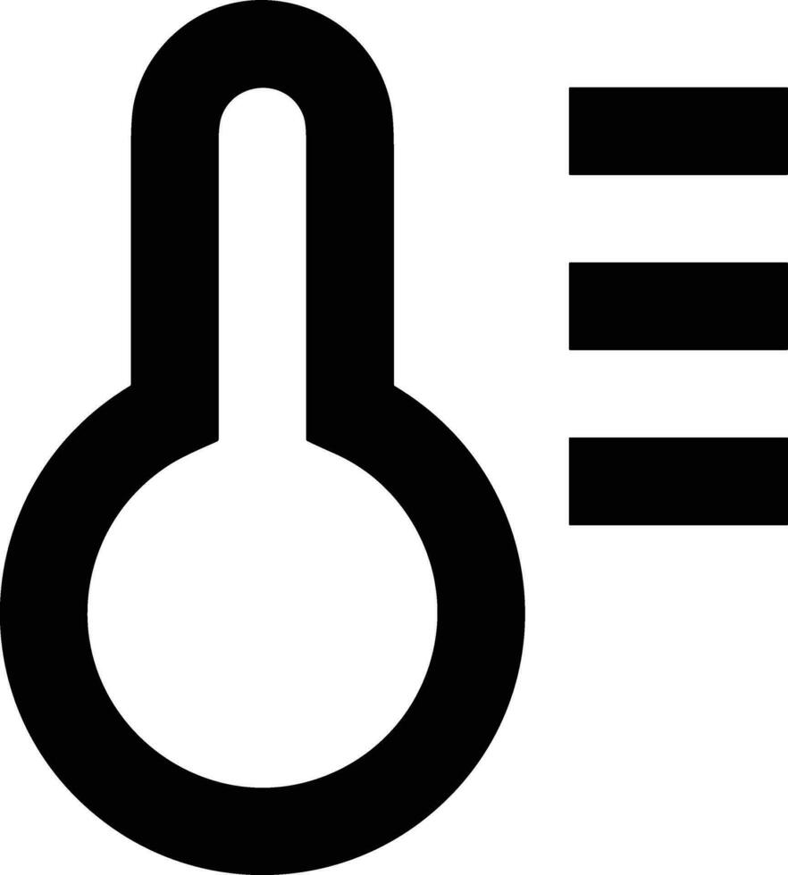 Thermometer Medizin Symbol Symbol Bild Vektor. Illustration von das Temperatur kalt und heiß messen Werkzeug Design Bild.eps 10 vektor