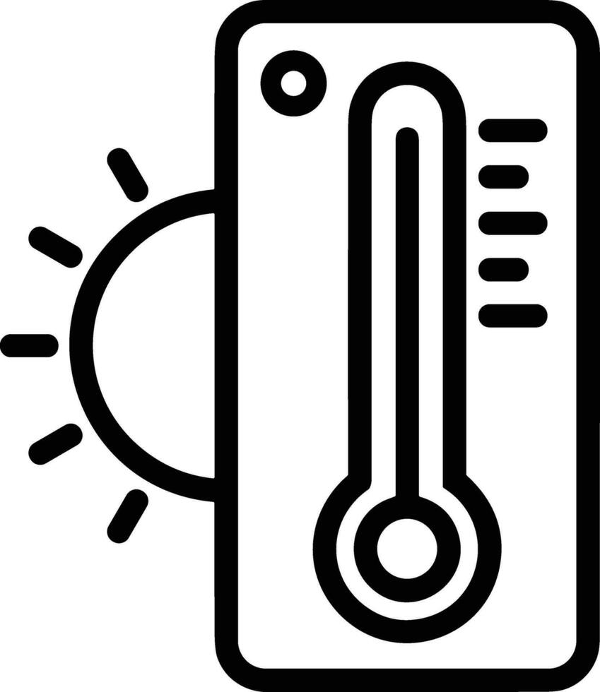 termometer medicin ikon symbol bild vektor. illustration av de temperatur kall och varm mäta verktyg design bild.eps 10 vektor