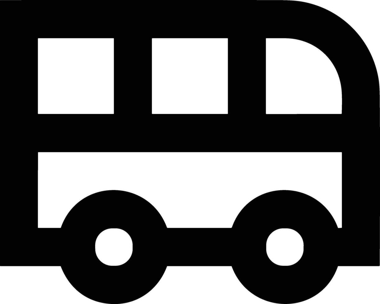 Bus Transport Symbol Symbol Vektor Bild. Illustration von das Silhouette Bus Transport Öffentlichkeit Reise Design Bild. eps 10