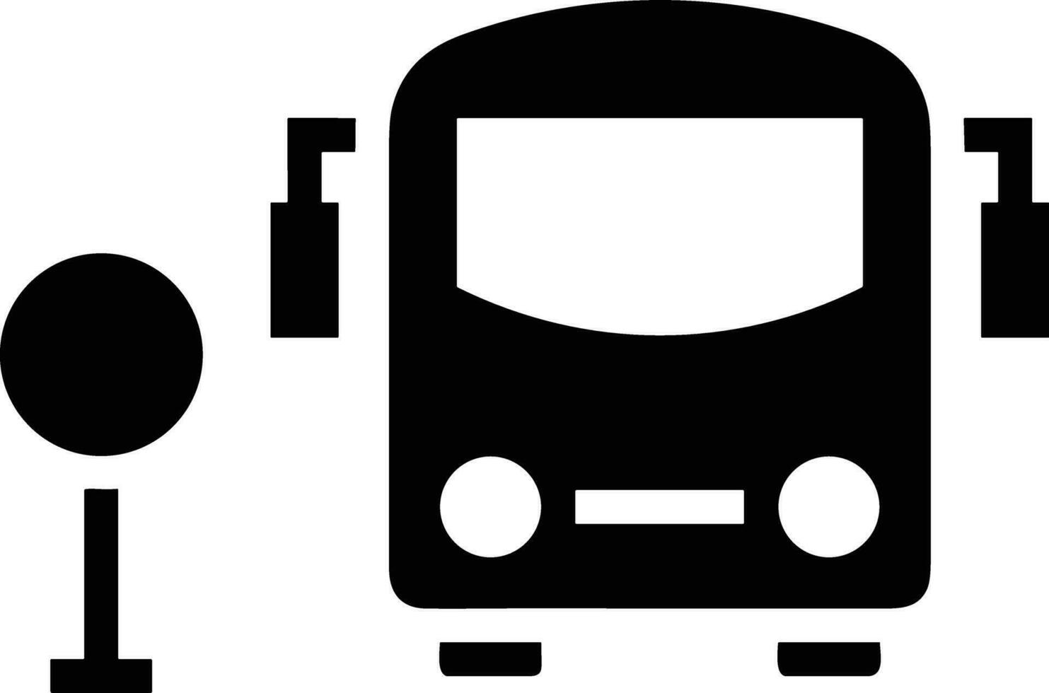 buss transport symbol ikon vektor bild. illustration av de silhuett buss transport offentlig resa design bild. eps 10