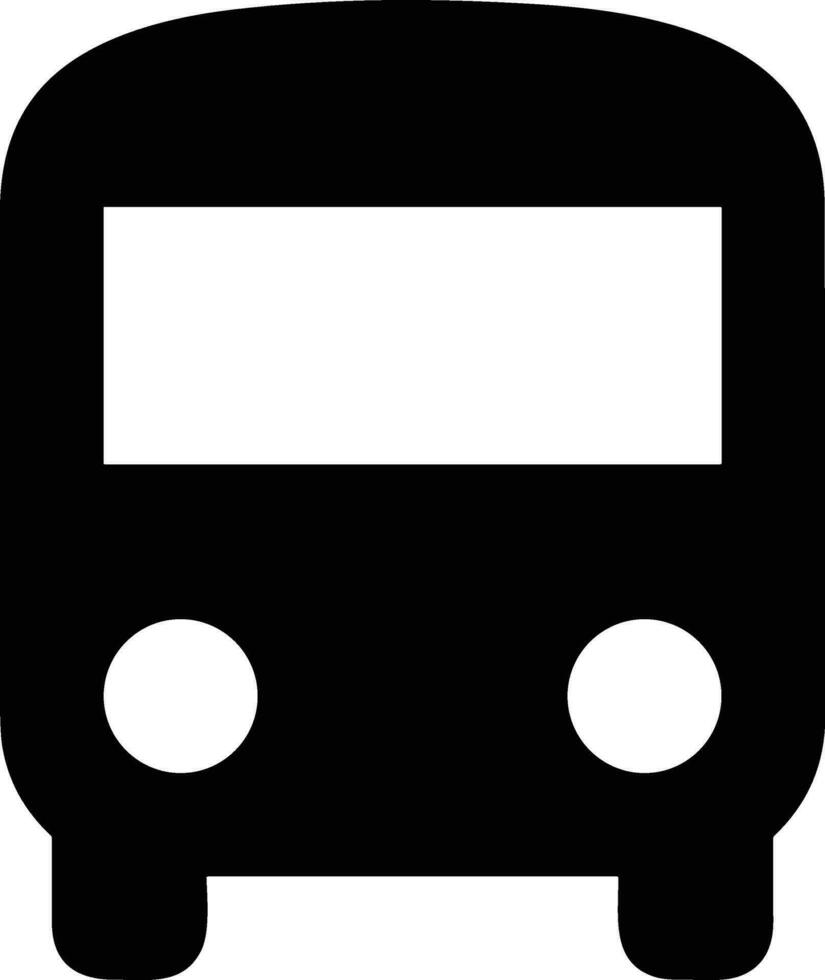 Bus Transport Symbol Symbol Vektor Bild. Illustration von das Silhouette Bus Transport Öffentlichkeit Reise Design Bild. eps 10