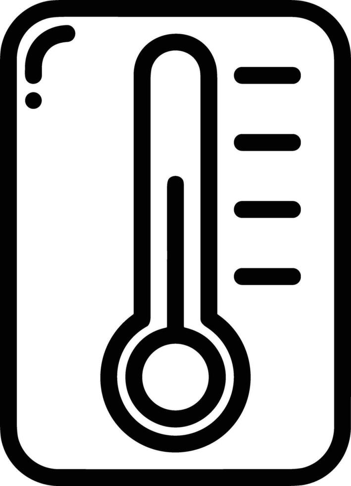 Thermometer Medizin Symbol Symbol Bild Vektor. Illustration von das Temperatur kalt und heiß messen Werkzeug Design Bild.eps 10 vektor