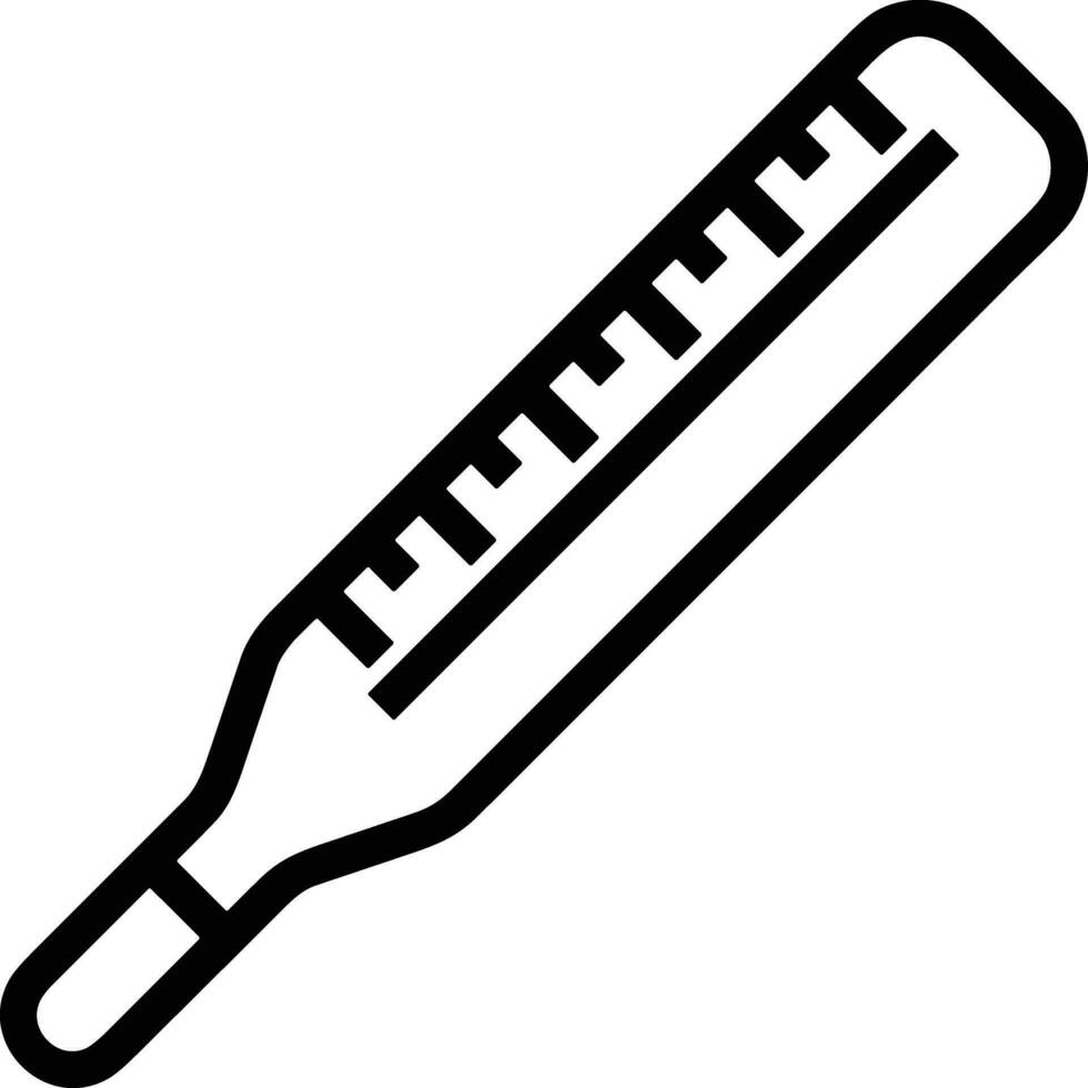 Thermometer Medizin Symbol Symbol Bild Vektor. Illustration von das Temperatur kalt und heiß messen Werkzeug Design Bild.eps 10 vektor