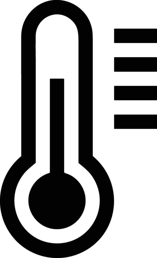 Thermometer Medizin Symbol Symbol Bild Vektor. Illustration von das Temperatur kalt und heiß messen Werkzeug Design Bild.eps 10 vektor