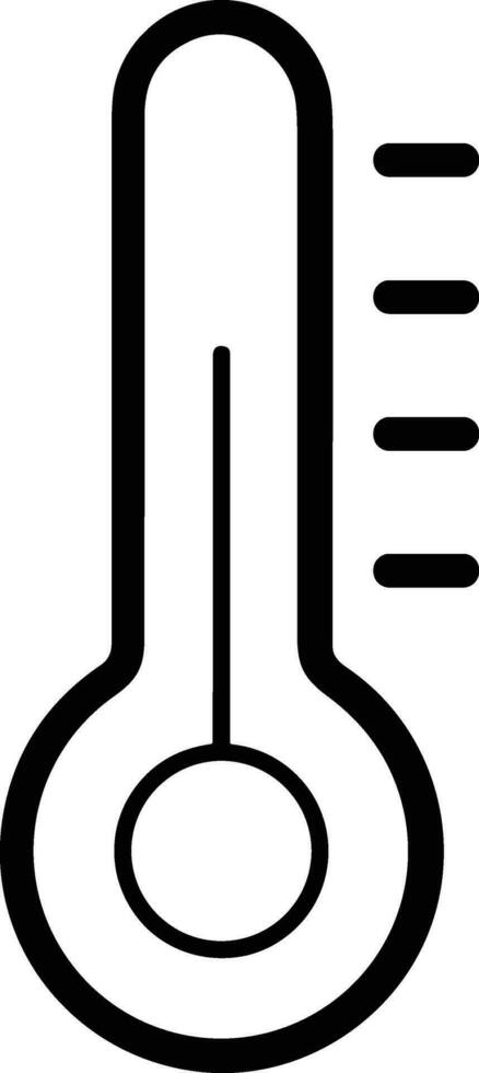 Thermometer Medizin Symbol Symbol Bild Vektor. Illustration von das Temperatur kalt und heiß messen Werkzeug Design Bild.eps 10 vektor