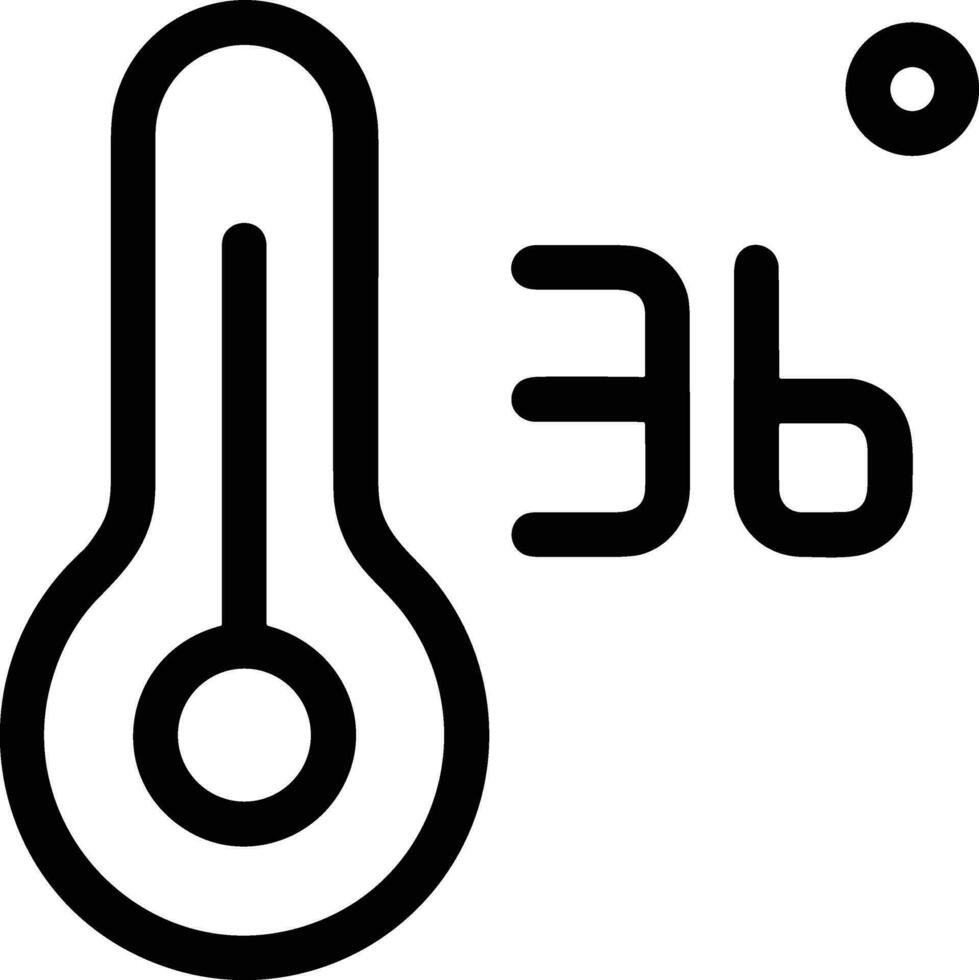 termometer medicin ikon symbol bild vektor. illustration av de temperatur kall och varm mäta verktyg design bild.eps 10 vektor