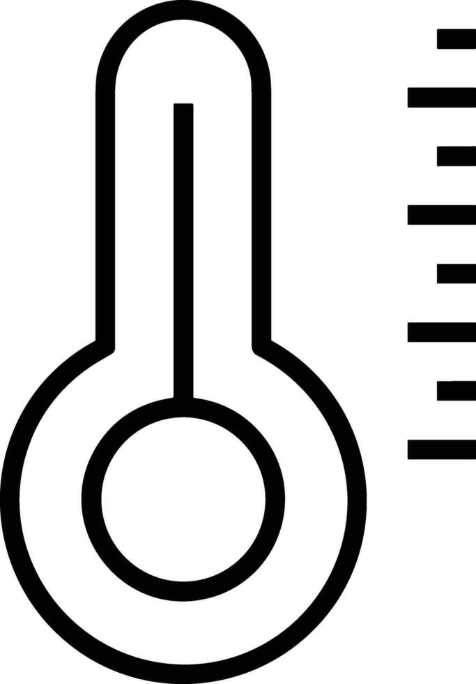 termometer medicin ikon symbol bild vektor. illustration av de temperatur kall och varm mäta verktyg design bild.eps 10 vektor