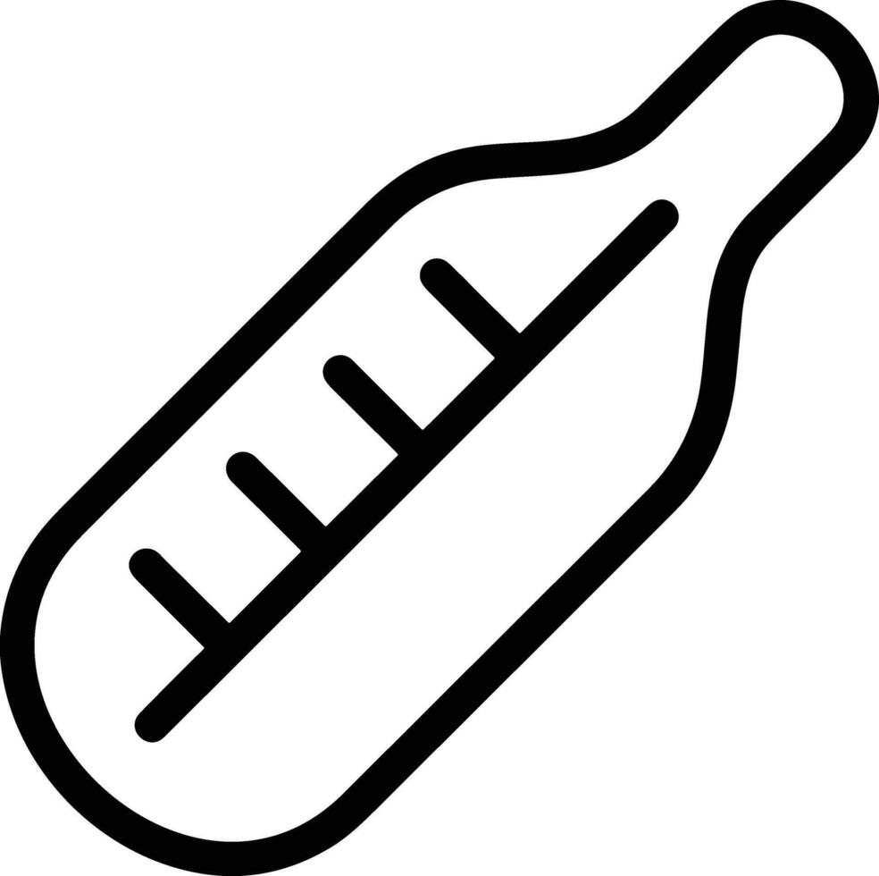 Thermometer Medizin Symbol Symbol Bild Vektor. Illustration von das Temperatur kalt und heiß messen Werkzeug Design Bild.eps 10 vektor