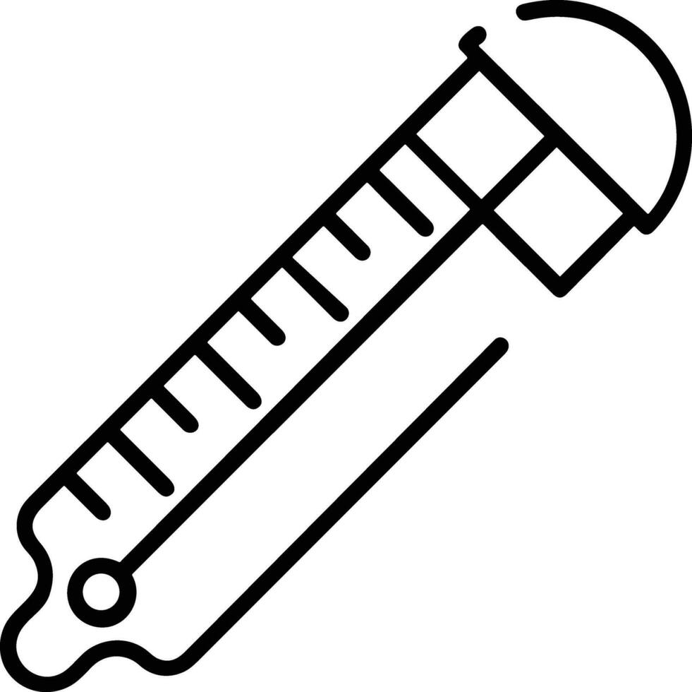 Thermometer Medizin Symbol Symbol Bild Vektor. Illustration von das Temperatur kalt und heiß messen Werkzeug Design Bild.eps 10 vektor