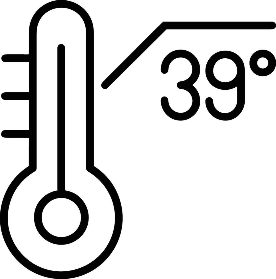 termometer medicin ikon symbol bild vektor. illustration av de temperatur kall och varm mäta verktyg design bild.eps 10 vektor