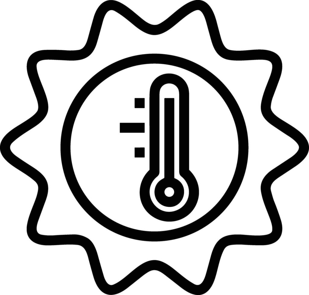 Thermometer Medizin Symbol Symbol Bild Vektor. Illustration von das Temperatur kalt und heiß messen Werkzeug Design Bild.eps 10 vektor