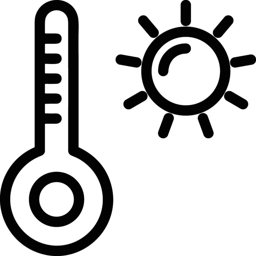 Thermometer Medizin Symbol Symbol Bild Vektor. Illustration von das Temperatur kalt und heiß messen Werkzeug Design Bild.eps 10 vektor