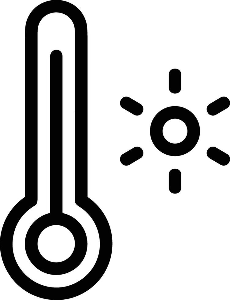 termometer medicin ikon symbol bild vektor. illustration av de temperatur kall och varm mäta verktyg design bild.eps 10 vektor