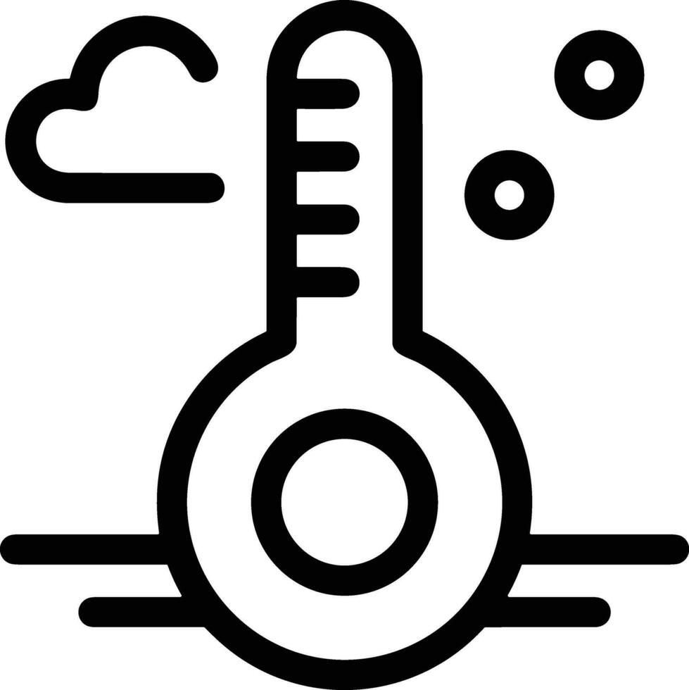 termometer medicin ikon symbol bild vektor. illustration av de temperatur kall och varm mäta verktyg design bild.eps 10 vektor