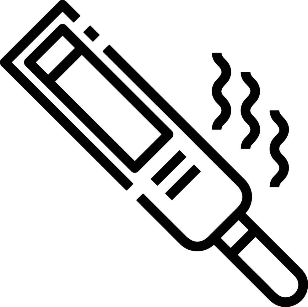 termometer medicin ikon symbol bild vektor. illustration av de temperatur kall och varm mäta verktyg design bild.eps 10 vektor