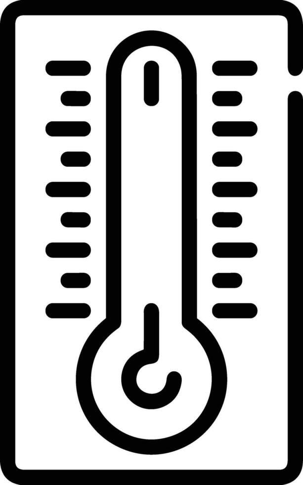 Thermometer Medizin Symbol Symbol Bild Vektor. Illustration von das Temperatur kalt und heiß messen Werkzeug Design Bild.eps 10 vektor