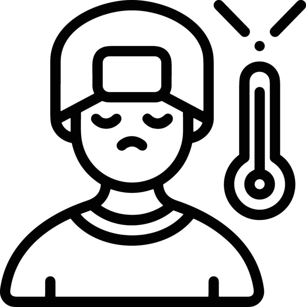 Thermometer Medizin Symbol Symbol Bild Vektor. Illustration von das Temperatur kalt und heiß messen Werkzeug Design Bild.eps 10 vektor