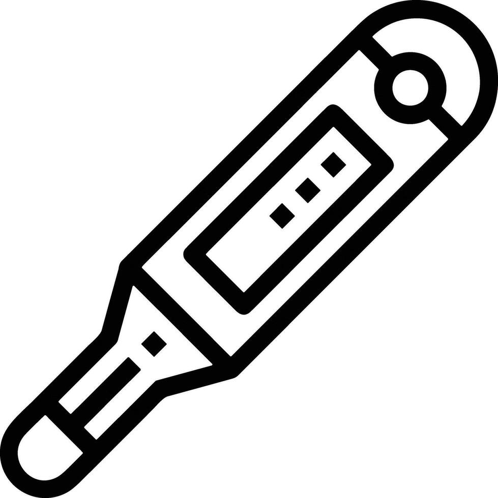 Thermometer Medizin Symbol Symbol Bild Vektor. Illustration von das Temperatur kalt und heiß messen Werkzeug Design Bild.eps 10 vektor