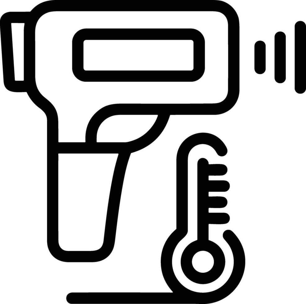 termometer medicin ikon symbol bild vektor. illustration av de temperatur kall och varm mäta verktyg design bild.eps 10 vektor