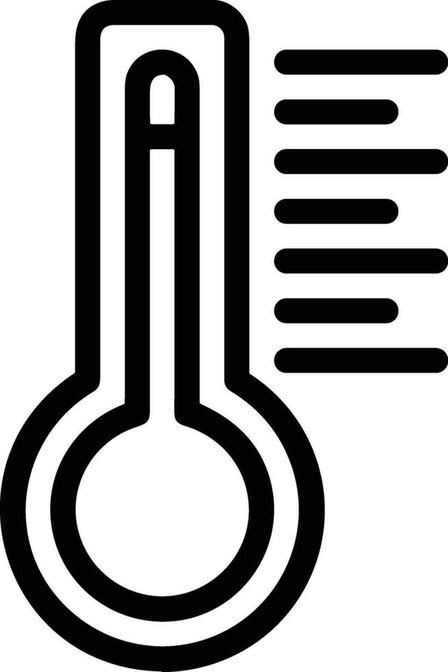 termometer medicin ikon symbol bild vektor. illustration av de temperatur kall och varm mäta verktyg design bild.eps 10 vektor