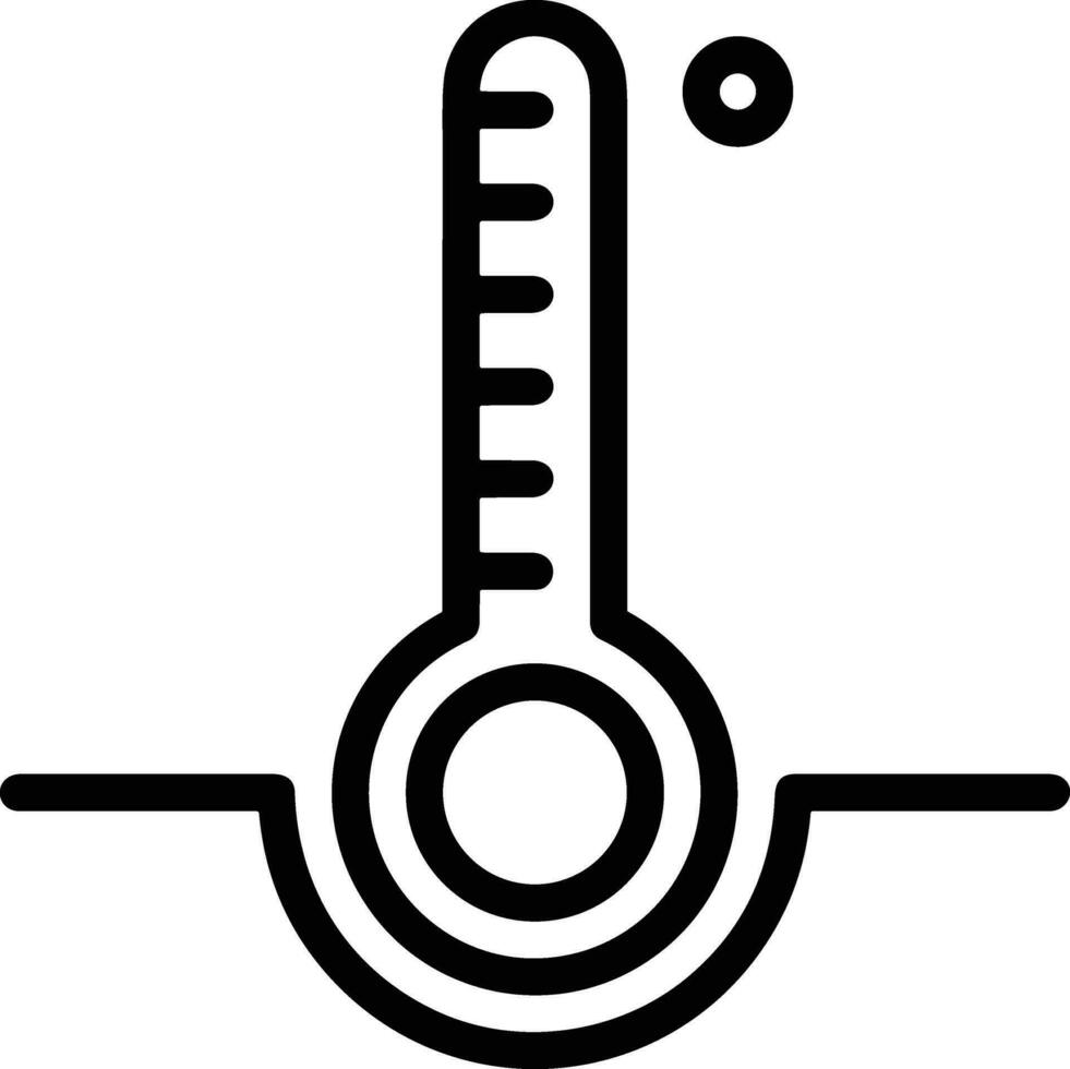 Thermometer Medizin Symbol Symbol Bild Vektor. Illustration von das Temperatur kalt und heiß messen Werkzeug Design Bild.eps 10 vektor