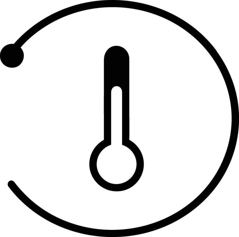 termometer medicin ikon symbol bild vektor. illustration av de temperatur kall och varm mäta verktyg design bild.eps 10 vektor