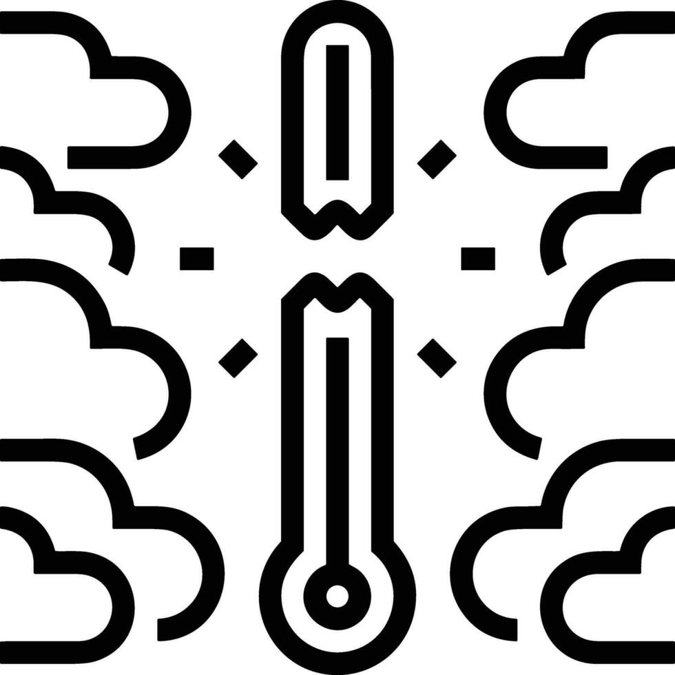 Thermometer Medizin Symbol Symbol Bild Vektor. Illustration von das Temperatur kalt und heiß messen Werkzeug Design Bild.eps 10 vektor