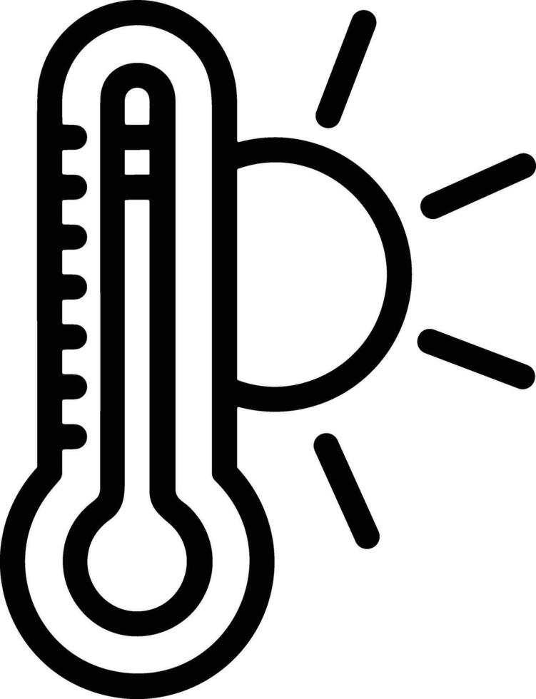 termometer medicin ikon symbol bild vektor. illustration av de temperatur kall och varm mäta verktyg design bild.eps 10 vektor