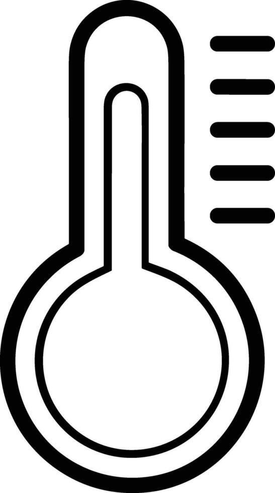 Thermometer Medizin Symbol Symbol Bild Vektor. Illustration von das Temperatur kalt und heiß messen Werkzeug Design Bild.eps 10 vektor