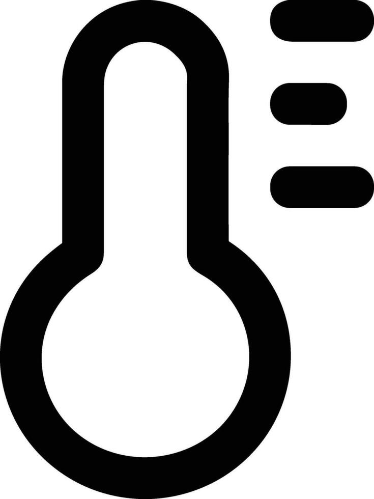 Thermometer Medizin Symbol Symbol Bild Vektor. Illustration von das Temperatur kalt und heiß messen Werkzeug Design Bild.eps 10 vektor