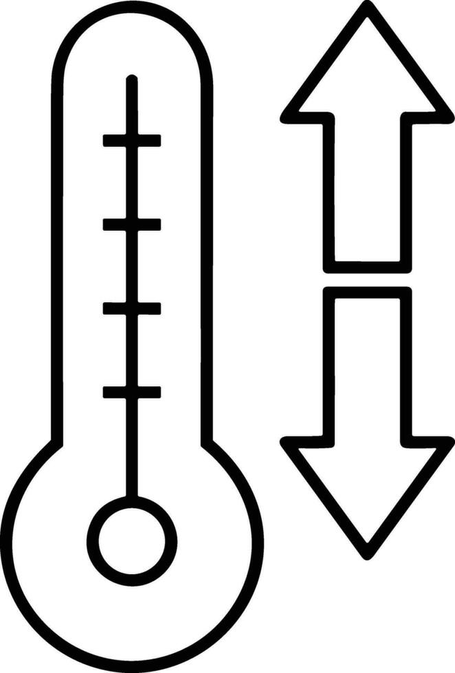 termometer medicin ikon symbol bild vektor. illustration av de temperatur kall och varm mäta verktyg design bild.eps 10 vektor