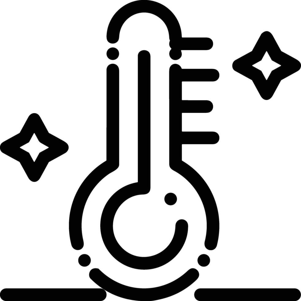 termometer medicin ikon symbol bild vektor. illustration av de temperatur kall och varm mäta verktyg design bild.eps 10 vektor