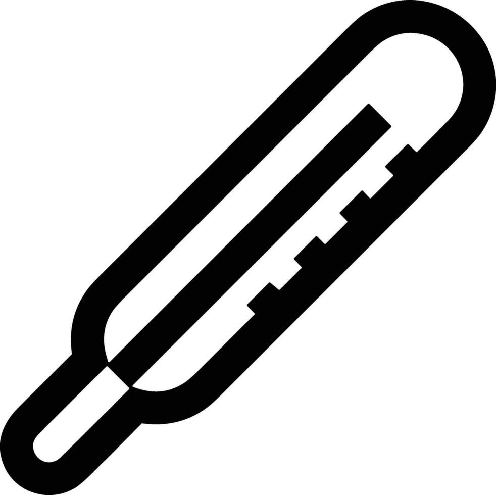 Thermometer Medizin Symbol Symbol Bild Vektor. Illustration von das Temperatur kalt und heiß messen Werkzeug Design Bild.eps 10 vektor