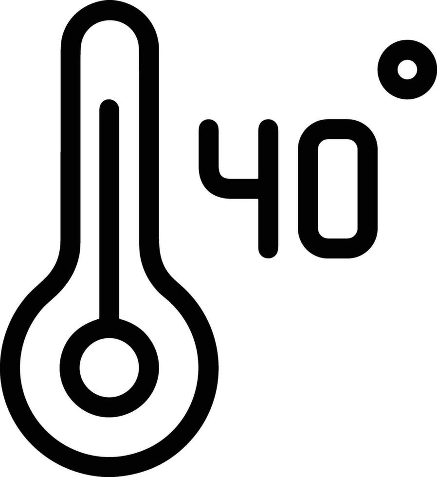 Thermometer Medizin Symbol Symbol Bild Vektor. Illustration von das Temperatur kalt und heiß messen Werkzeug Design Bild.eps 10 vektor