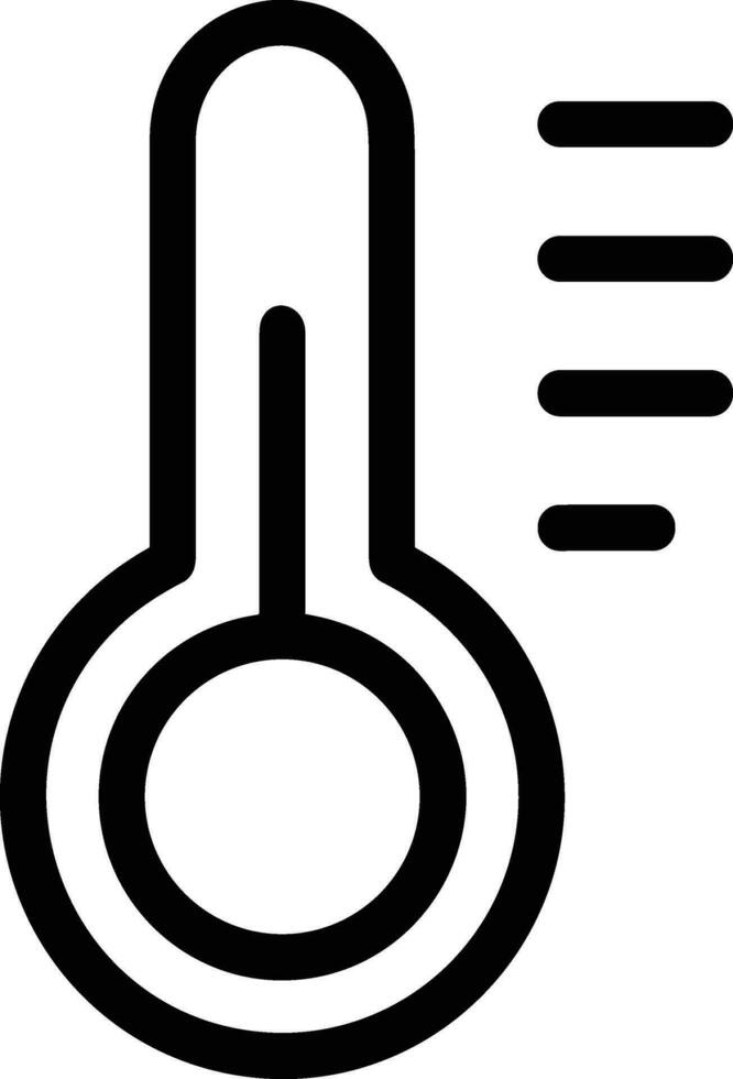 Thermometer Medizin Symbol Symbol Bild Vektor. Illustration von das Temperatur kalt und heiß messen Werkzeug Design Bild.eps 10 vektor