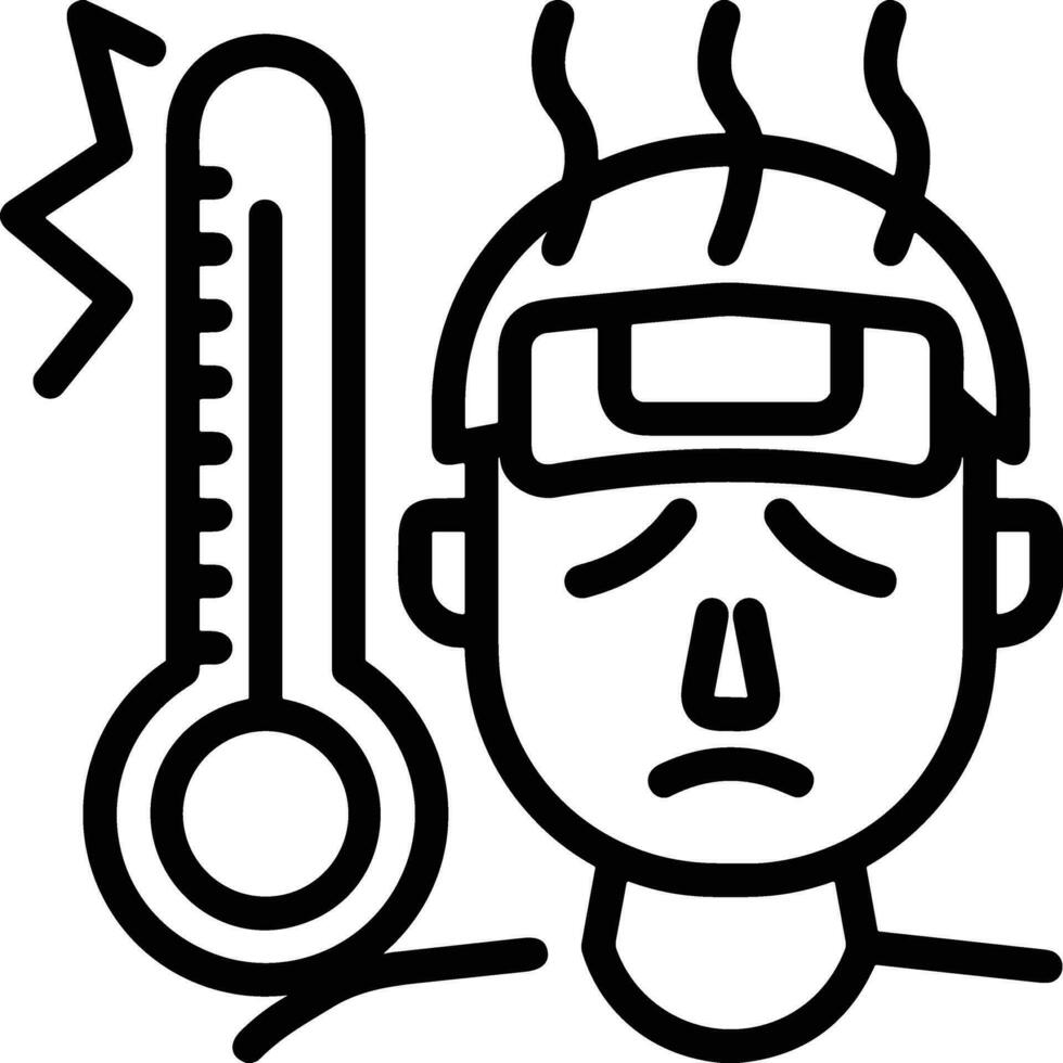 termometer medicin ikon symbol bild vektor. illustration av de temperatur kall och varm mäta verktyg design bild.eps 10 vektor