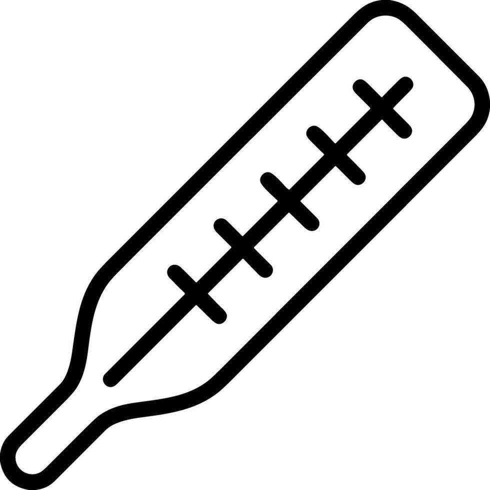 Thermometer Medizin Symbol Symbol Bild Vektor. Illustration von das Temperatur kalt und heiß messen Werkzeug Design Bild.eps 10 vektor