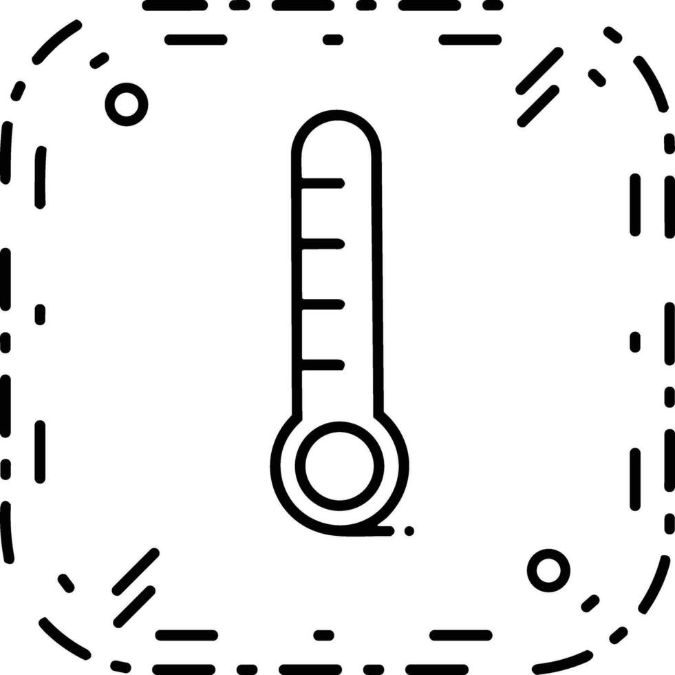 termometer medicin ikon symbol bild vektor. illustration av de temperatur kall och varm mäta verktyg design bild.eps 10 vektor