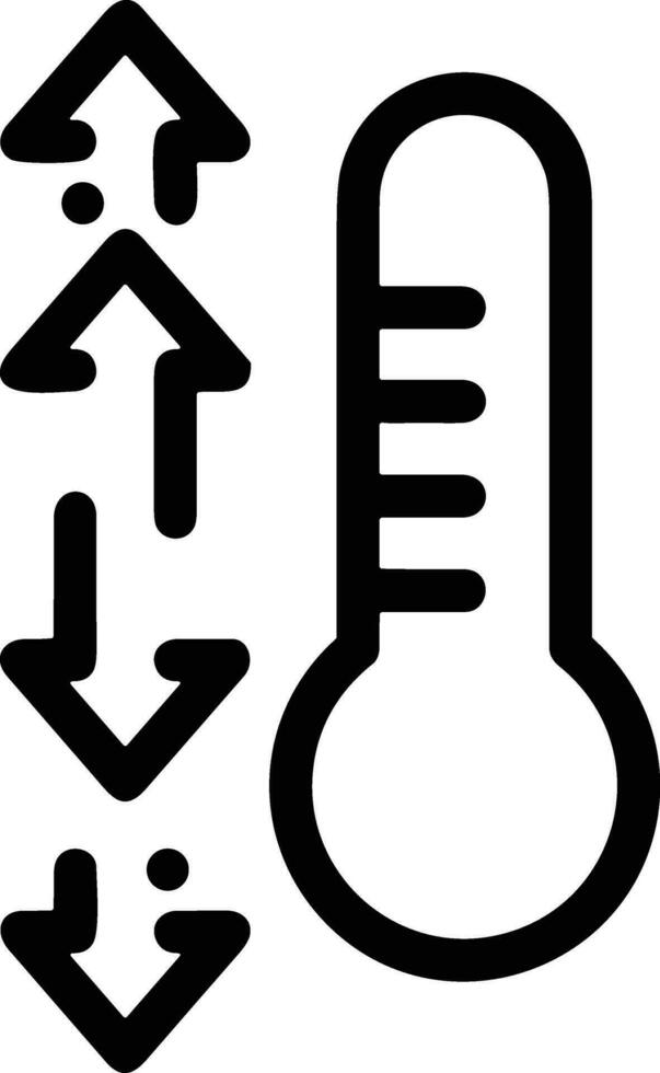 termometer medicin ikon symbol bild vektor. illustration av de temperatur kall och varm mäta verktyg design bild.eps 10 vektor