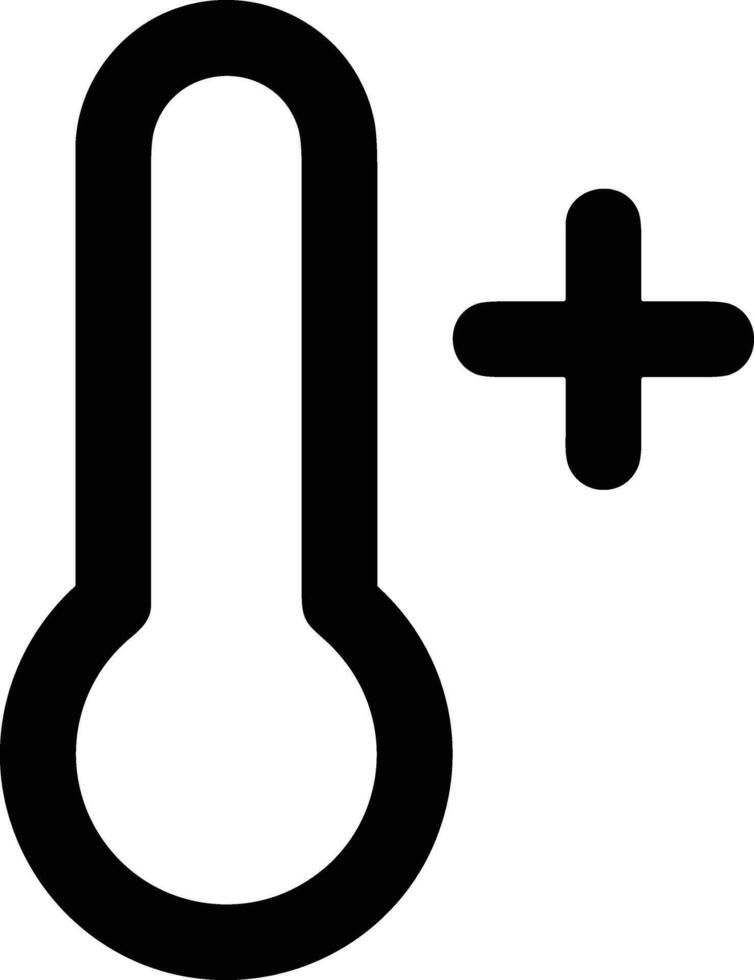 termometer medicin ikon symbol bild vektor. illustration av de temperatur kall och varm mäta verktyg design bild.eps 10 vektor