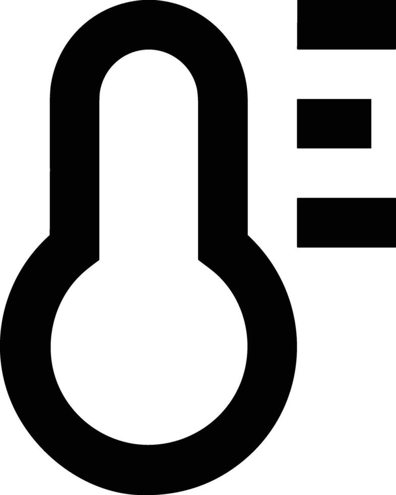 Thermometer Medizin Symbol Symbol Bild Vektor. Illustration von das Temperatur kalt und heiß messen Werkzeug Design Bild.eps 10 vektor