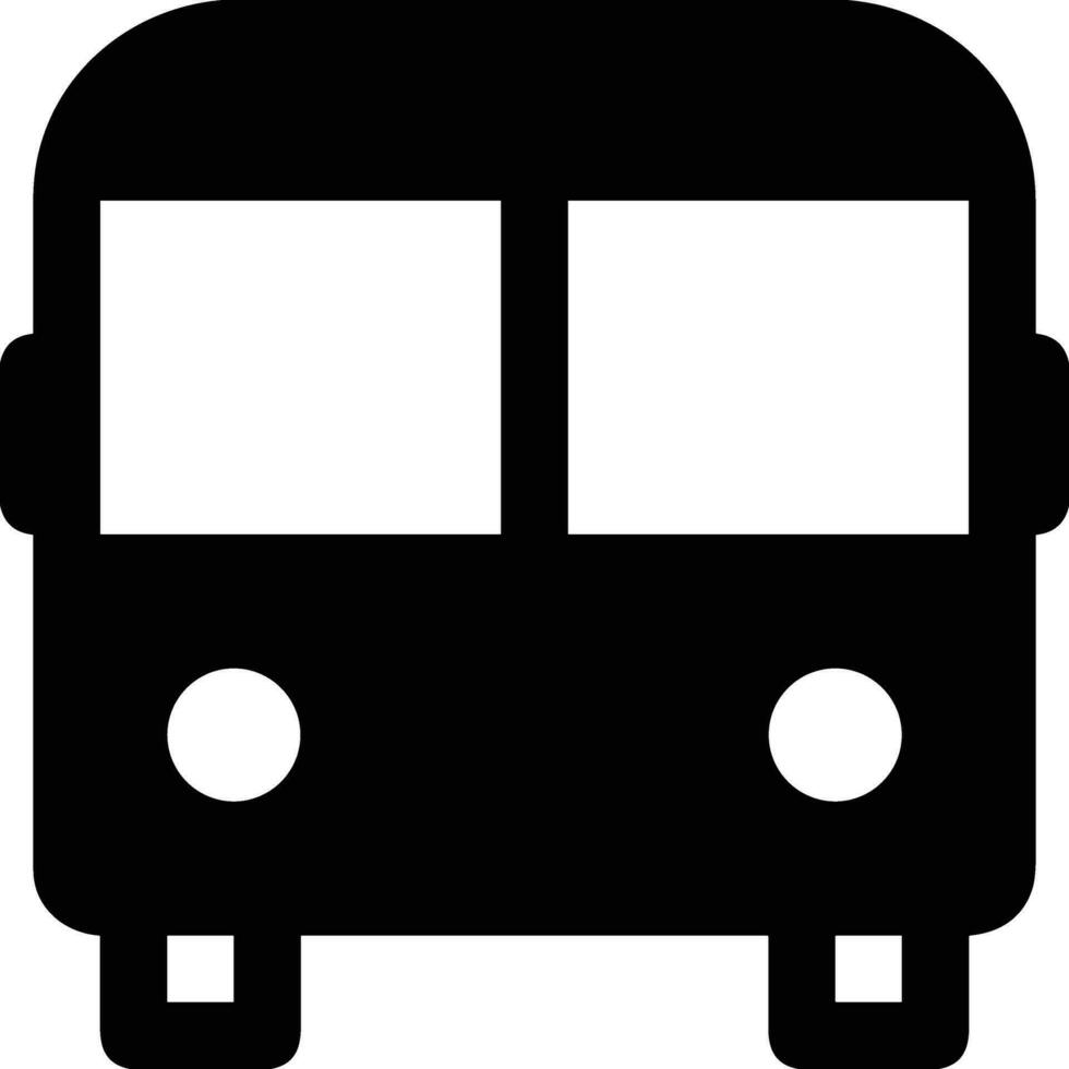 Bus Transport Symbol Symbol Vektor Bild. Illustration von das Silhouette Bus Transport Öffentlichkeit Reise Design Bild. eps 10