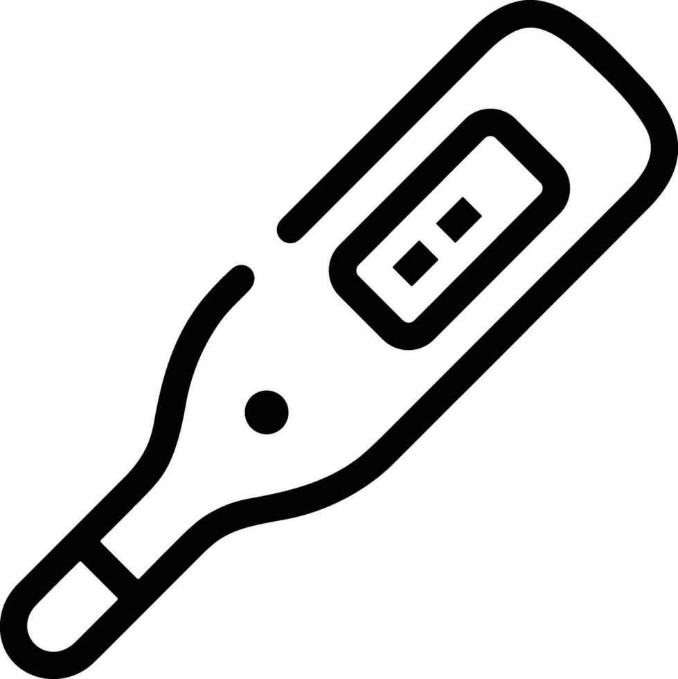 Thermometer Medizin Symbol Symbol Bild Vektor. Illustration von das Temperatur kalt und heiß messen Werkzeug Design Bild.eps 10 vektor