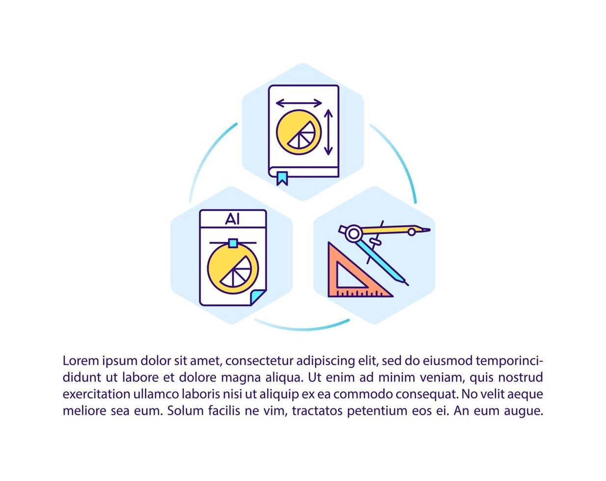 corporate branding koncept linje ikoner med text. ppt-sidvektormall med kopieringsutrymme. broschyr, tidskrift, nyhetsbrev designelement. produktutveckling linjära illustrationer på vitt vektor